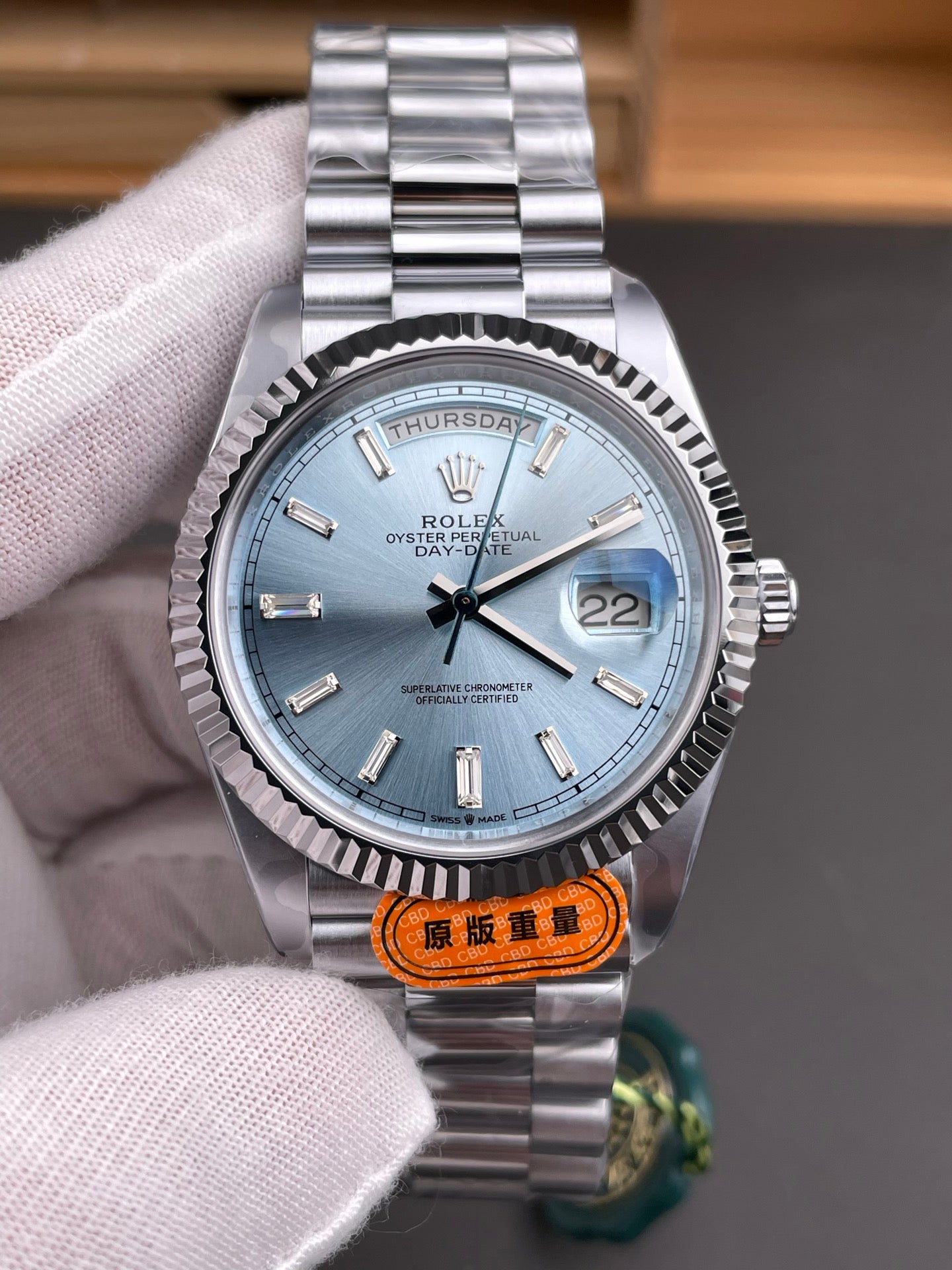 Rolex Oyster Perpetual (Baby Blue)