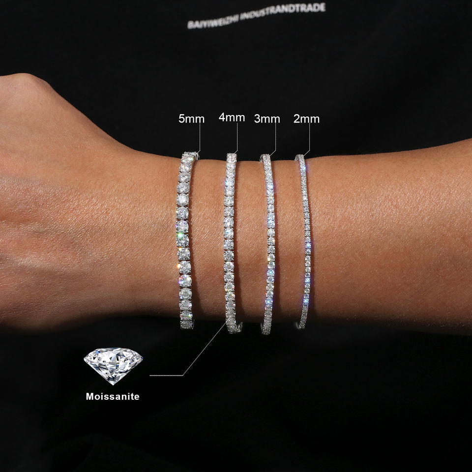 VVS Moissanite Signature Tennis Bracelet
